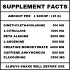 TERMINATED PRE WORKOUT POWDER, APPLE FLAVOUR